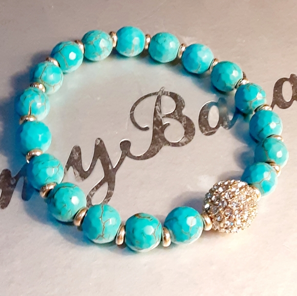 Tommy Bahama Jewelry Tommy Bahama Turquoise Large Beaded Bracelet With Charm Poshmark
